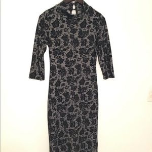 Black and Silver Persaya dress